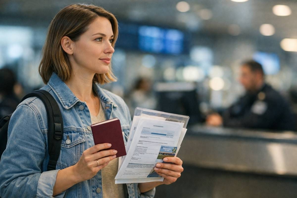 Comprovante de hospedagem imigração